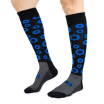 Meia Marcio May Sports Extra Blue Gear