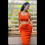 Conjunto Canelado Clara Orange