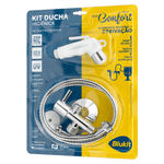 Kit ducha higiênica 1/4v - cromado - Blukit