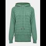 Blusa Trabalhada C/ Capuz Anselmi - Verde