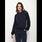 Blusa Moletom c/ Tricot Biamar - Meia Noite