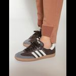 Calça Moletom Detalhe Canelado Biamar - Mocha Mousse