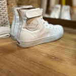 Bota Feminina em Couro Legítimo Virginia - Branco