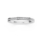 Par de Alianças Celeste em Prata 950 com Moissanite - 2mm