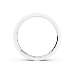 Par de Alianças Celeste em Prata 950 com Moissanite - 2mm