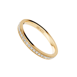 Par de Alianças Galiano em Ouro Amarelo com Diamantes 18k - 2mm