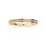 Par de Alianças Celeste em Ouro Amarelo 18k - 2mm