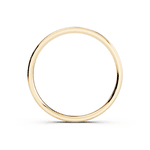 Par de Alianças Tradicional Slim em Ouro Amarelo 18k - 2mm