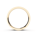 Par de Alianças Dominica em Ouro Amarelo 18k - 4mm