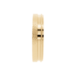 Par de Alianças Dominica em Ouro Amarelo 18k - 4mm