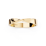 Par de Alianças Intrecciato em Ouro Amarelo 18k - 5mm