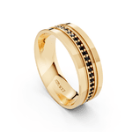 Par de Alianças Splendore em Ouro Amarelo 18k - 10mm