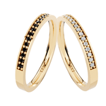 Par de Alianças Giulietta em Ouro 18k - 2mm