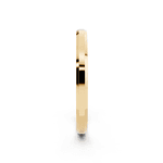 Par de Alianças Chanfrada em Ouro Amarelo 18k - 2mm