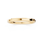 Par de Alianças Chanfrada em Ouro Amarelo 18k - 2mm