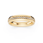 Par de Alianças Luce Tradizionale em Ouro Amarelo 18k - 5mm