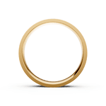 Par de Alianças Reta em Ouro Amarelo 18k - 6mm