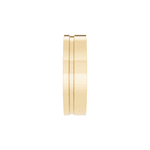 Par de Alianças Aurora em Ouro Amarelo 18K - 7mm