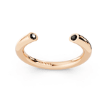 Anel Tagliato em Ouro Rosé 18k com Diamantes