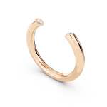 Anel Tagliato em Ouro Rosé 18k com Diamantes
