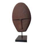 Escultura Mascara Nairobi de Cerâmica
