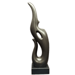 Escultura Orgânica Chama da Transição