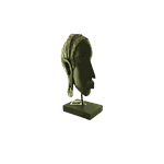 Escultura Decorativa Cabeça Africana em Resina