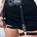 Kit Corset Argola e Harness Coxa De Uma Tira