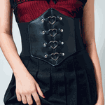 Kit 3 Corsets Femininos – Amarração, Coração e Argola