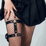 Kit Corset Amarração e Harness Coxa de Uma Perna