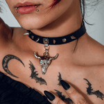 Kit Crânio Corset e Choker