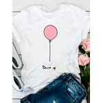 Camiseta Estampada Frente Bexiga Balão Dream Up