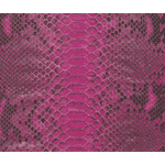 Couro de Python Back Cut 2,85 x 0,27 Pink Brilho