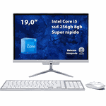Computador All In One i5 19” Ssd 256GB 8G Ram Bluetooth e Wifi Branco ITAL K2