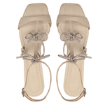 RASTEIRA LAÇOS EM COURO OFF WHITE