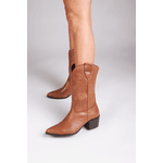 BOTA WESTERN BORDADO CARAMELO