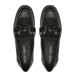 MOCASSIM PREPPY COURO PRETO/ONIX