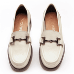MOCASSIM GENOVA COURO OFF WHITE