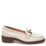 MOCASSIM GENOVA COURO OFF WHITE