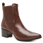 BOTA EM COURO CABRA MARROM