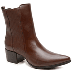 BOTA ESSENZA EM COURO CABRA MARROM