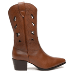 BOTA SIENA WESTERN COURO CARAMELO