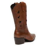 BOTA SIENA WESTERN COURO CARAMELO