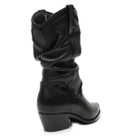 BOTA CANO MÉDIO COURO GENEBRA PRETO