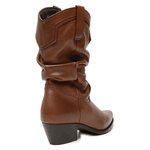 BOTA CANO MÉDIO COURO GENEBRA CARAMELO