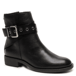 BOTA CANO CURTO COURO GENEBRA PRETO