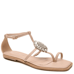 RASTEIRA TIRAS COURO NUDE SKIN