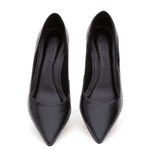 SCARPIN CLÁSSICO EM COURO PRETO
