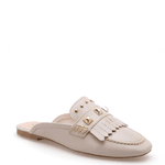 MULE COURO TORINO OFF WHITE