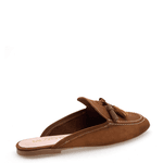 MULE COURO NOBUCK CASTANHO